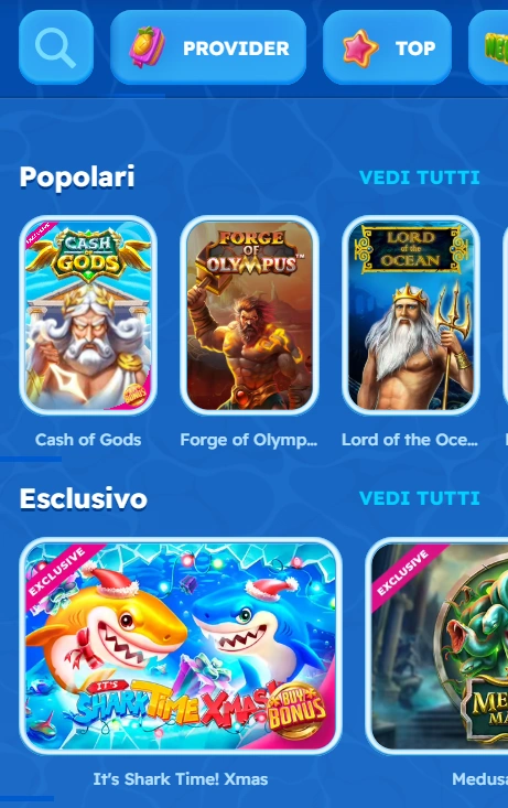 Giochi mobili del casinò Spinfest